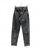 CELINEセリーヌ）の古着「ウォッシュデニムパンツ」｜ブラック