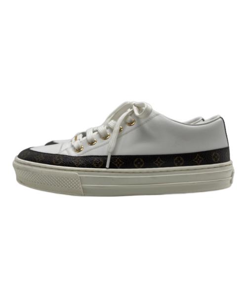 LOUIS VUITTON（ルイ ヴィトン）LOUIS VUITTON (ルイ ヴィトン) ステラーライン モノグラム スニーカー ホワイト サイズ:SIZE 34 1/2の古着・服飾アイテム