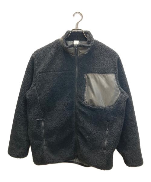 DESCENTE（デサント）DESCENTE (デサント) ABAHOUSE (アバハウス) 別注ボアフリースジャケット ブラック サイズ:Lの古着・服飾アイテム
