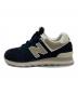 NEW BALANCE (ニューバランス) ローカットスニーカー ブラック サイズ:24㎝：4500円