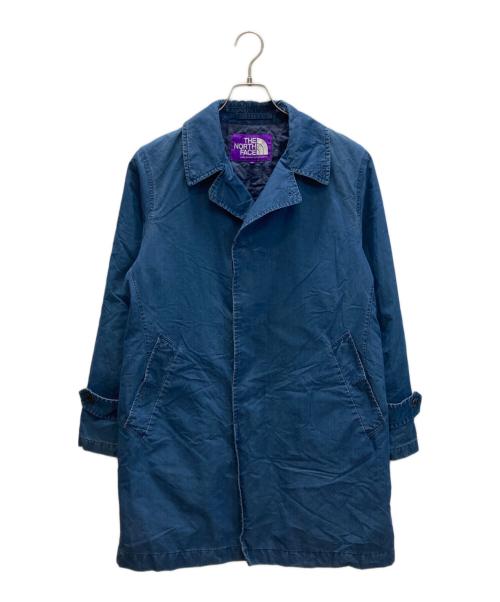 THE NORTHFACE PURPLELABEL（ザ・ノースフェイス パープルレーベル）THE NORTHFACE PURPLELABEL (ザ・ノースフェイス パープルレーベル) インディゴ ステンカラーコート インディゴ サイズ:SIZE Sの古着・服飾アイテム
