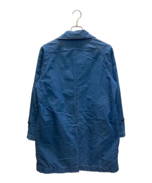 THE NORTHFACE PURPLELABEL（ザ・ノースフェイス パープルレーベル）THE NORTHFACE PURPLELABEL (ザ・ノースフェイス パープルレーベル) インディゴ ステンカラーコート インディゴ サイズ:SIZE Sの古着・服飾アイテム