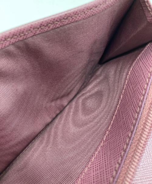 Salvatore Ferragamo（サルヴァトーレ フェラガモ）Salvatore Ferragamo (サルヴァトーレ フェラガモ) ヴァラリボンウォレット ピンクの古着・服飾アイテム