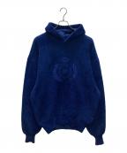 BALENCIAGAバレンシアガ）の古着「BB EMBROIDED HOODIE BBエンブロイダリー フーディー」｜ネイビー