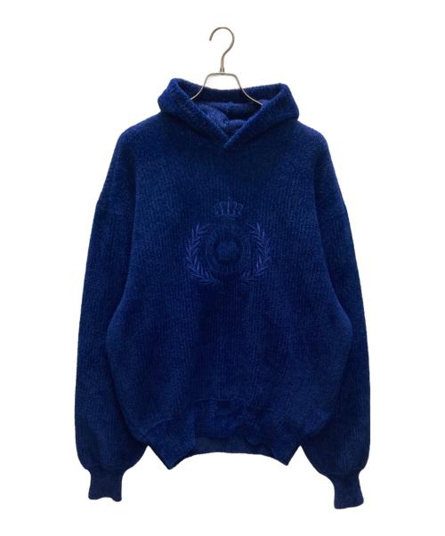 BALENCIAGA（バレンシアガ）BALENCIAGA (バレンシアガ) BB EMBROIDED HOODIE BBエンブロイダリー フーディー ネイビー サイズ:Sの古着・服飾アイテム