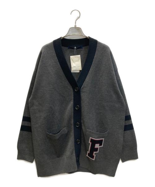 FRAMeWORK（フレームワーク）FRAMeWORK (フレームワーク) レタードカーディガン ブラック サイズ:FREE 未使用品の古着・服飾アイテム