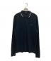 FRED PERRY（フレッドペリー）の古着「Twin Tipped L/S Polo Shirt」｜ブラック