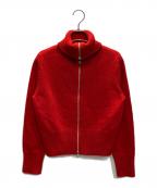 MACPHEEマカフィー）の古着「NZ LAMS ジップアップカーディガン」｜レッド