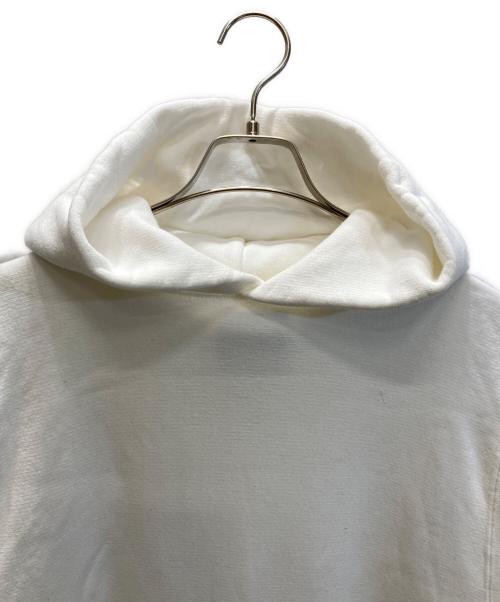 ATON（エイトン）ATON (エイトン) GARMENT DYE URAKE HOODIE ホワイト サイズ:02の古着・服飾アイテム