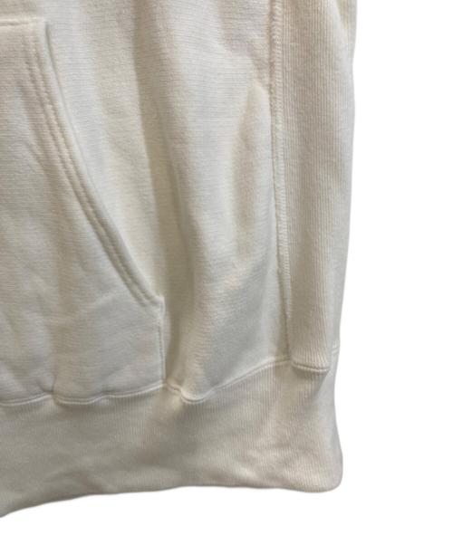 ATON（エイトン）ATON (エイトン) GARMENT DYE URAKE HOODIE ホワイト サイズ:02の古着・服飾アイテム