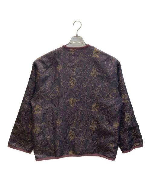 JOURNAL STANDARD（ジャーナルスタンダード）JOURNAL STANDARD (ジャーナルスタンダード) ジャガードペイズリーカーディガン パープル サイズ:Ｌの古着・服飾アイテム