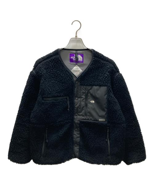 THE NORTHFACE PURPLELABEL（ザ・ノースフェイス パープルレーベル）THE NORTHFACE PURPLELABEL (ザ・ノースフェイス パープルレーベル) Wool BOA Fleece Field Cardigan ブラック サイズ:Sの古着・服飾アイテム