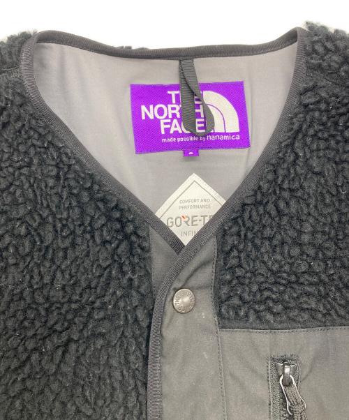 THE NORTHFACE PURPLELABEL（ザ・ノースフェイス パープルレーベル）THE NORTHFACE PURPLELABEL (ザ・ノースフェイス パープルレーベル) Wool BOA Fleece Field Cardigan ブラック サイズ:Sの古着・服飾アイテム