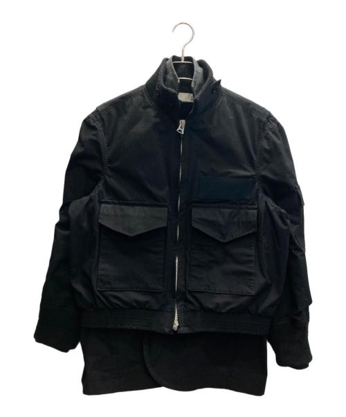 sacai（サカイ）sacai (サカイ) Rip Stop Jacket ブラック サイズ:SIZE 1の古着・服飾アイテム
