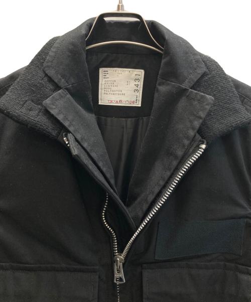 sacai（サカイ）sacai (サカイ) Rip Stop Jacket ブラック サイズ:SIZE 1の古着・服飾アイテム