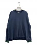 kontorコントール）の古着「クルーネックスウェット」｜ネイビー