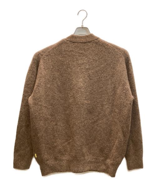 FARAH（ファーラー）FARAH (ファーラー) Mohair Mixed Middle Gauge Cardigan ブラウン サイズ:Mの古着・服飾アイテム