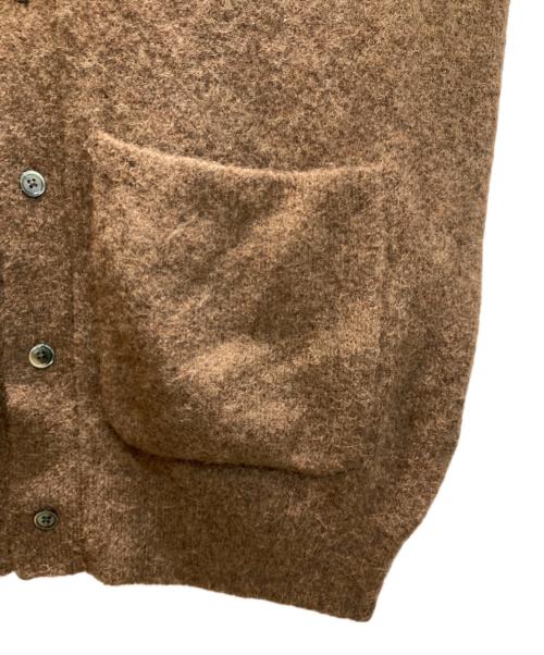 FARAH（ファーラー）FARAH (ファーラー) Mohair Mixed Middle Gauge Cardigan ブラウン サイズ:Mの古着・服飾アイテム