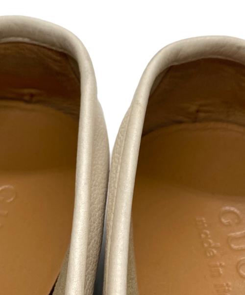 GUCCI（グッチ）GUCCI (グッチ) ホースビットローファー ホワイト サイズ:SIZE 8 1/2の古着・服飾アイテム