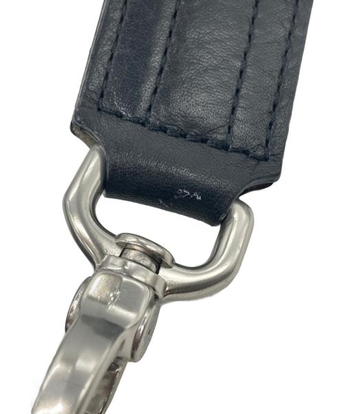 aniary（アニアリ）aniary (アニアリ) レザー切替ショルダーバッグ ブラックの古着・服飾アイテム