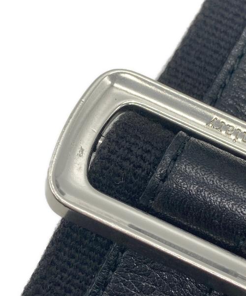 aniary（アニアリ）aniary (アニアリ) レザー切替ショルダーバッグ ブラックの古着・服飾アイテム