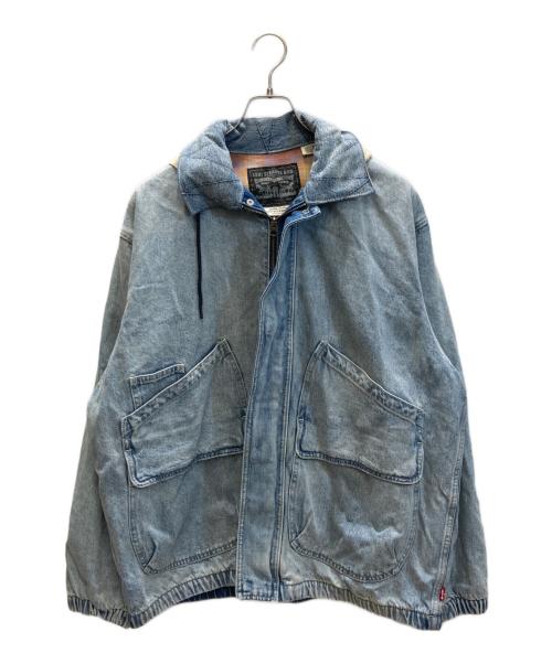 LEVI'S PReMIUM（リーバイス プレミアム）LEVI'S PReMIUM (リーバイス プレミアム) DUBOCE フーデッドワークジャケット インディゴ サイズ:L 未使用品の古着・服飾アイテム