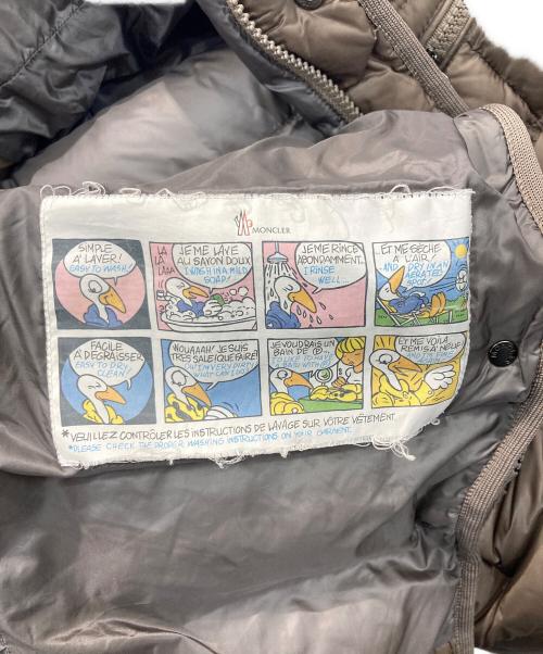 MONCLER（モンクレール）MONCLER (モンクレール) ROMARIN GIUBBOTTO ブラウン サイズ:SIZE 0の古着・服飾アイテム