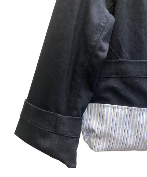The shepherd UNDERCOVER（ザシェパード アンダーカバー）The shepherd UNDERCOVER (ザシェパード アンダーカバー) The shepherd ツイルパッカリングジャケット ブラック サイズ:SIZE 2の古着・服飾アイテム
