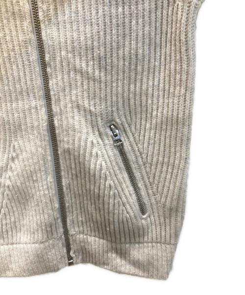 Acne studios（アクネ ストゥディオス）Acne studios (アクネ ストゥディオス) ニットジャケット ライトグレー サイズ:ＸＳの古着・服飾アイテム