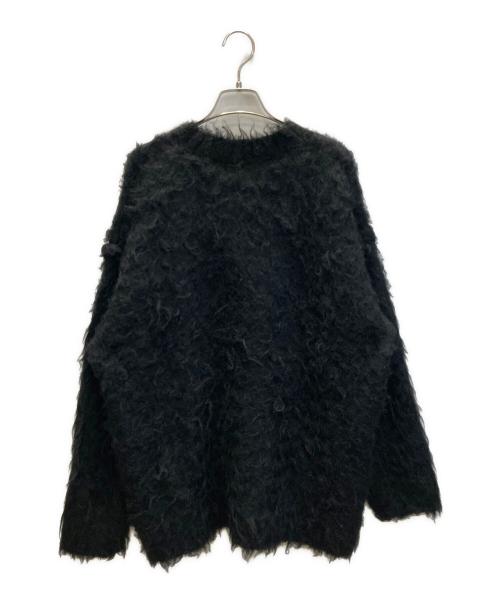 MAISON SPECIAL（メゾンスペシャル）MAISON SPECIAL (メゾンスペシャル) Fluffy shaggy cardigan / フラッフィー シャギー カーディガン ブラック サイズ:SIZE Freeの古着・服飾アイテム