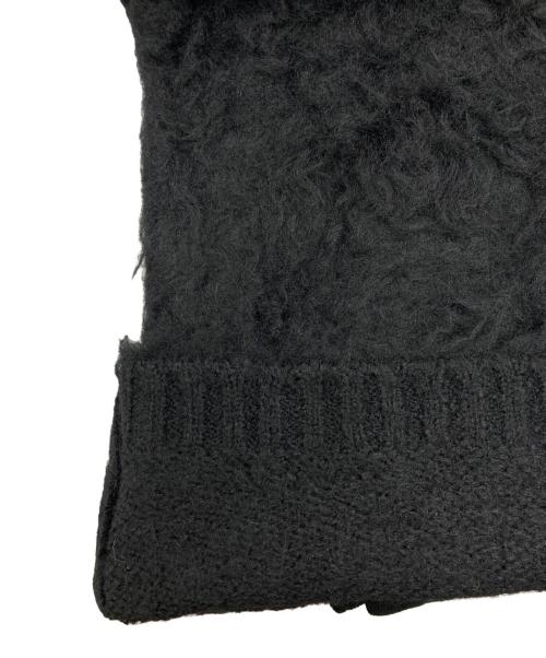 MAISON SPECIAL（メゾンスペシャル）MAISON SPECIAL (メゾンスペシャル) Fluffy shaggy cardigan / フラッフィー シャギー カーディガン ブラック サイズ:SIZE Freeの古着・服飾アイテム