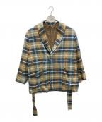 URUウル）の古着「SHAWL COLLAR JACKET」｜ブラウン