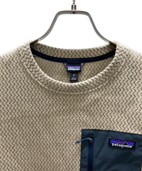 Patagonia（パタゴニア）Patagonia (パタゴニア) R1エア・クルー ベージュ サイズ:Sの古着・服飾アイテム