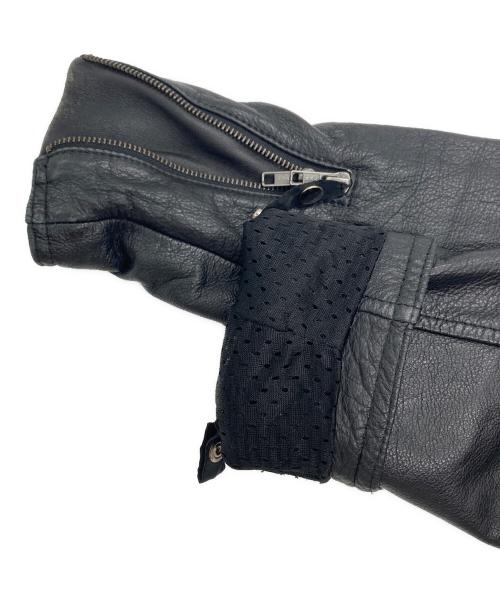 HARLEY-DAVIDSON（ハーレーダビッドソン）HARLEY-DAVIDSON (ハーレーダビッドソン) 00's シングルライダースジャケット ブラック サイズ:Sの古着・服飾アイテム