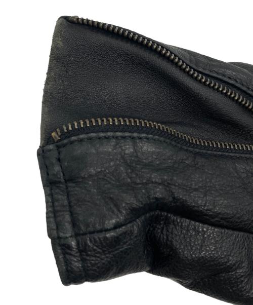 HARLEY-DAVIDSON（ハーレーダビッドソン）HARLEY-DAVIDSON (ハーレーダビッドソン) 00's シングルライダースジャケット ブラック サイズ:Sの古着・服飾アイテム