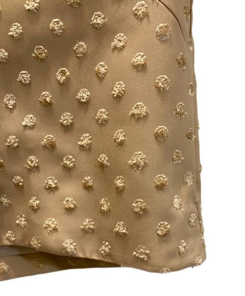 BEATRICE（ベアトリス）BEATRICE (ベアトリス) ドット柄ジャケット ブラウン サイズ:38 未使用品の古着・服飾アイテム