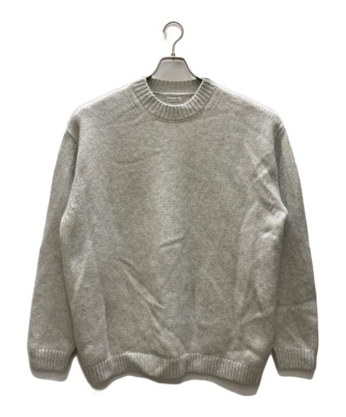 STEVEN ALAN（スティーブンアラン）STEVEN ALAN (スティーブンアラン) ハミルトンラムズウール モックネック ニット ライトグレー サイズ:XLの古着・服飾アイテム