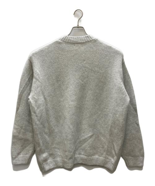 STEVEN ALAN（スティーブンアラン）STEVEN ALAN (スティーブンアラン) ハミルトンラムズウール モックネック ニット ライトグレー サイズ:XLの古着・服飾アイテム