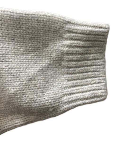 STEVEN ALAN（スティーブンアラン）STEVEN ALAN (スティーブンアラン) ハミルトンラムズウール モックネック ニット ライトグレー サイズ:XLの古着・服飾アイテム