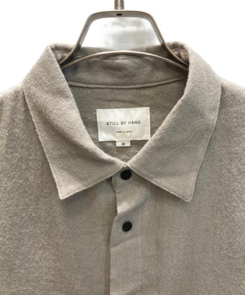 STILL BY HAND（スティルバイハンド）STILL BY HAND (スティルバイハンド) ウールシャツ グレー サイズ:48の古着・服飾アイテム