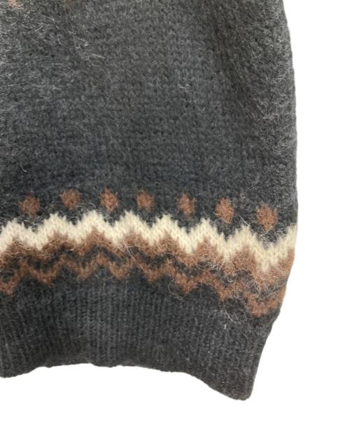 BATONER（バトナ―）BATONER (バトナ―) MOHAIR NORDIC CREW NECK ブラック サイズ:1の古着・服飾アイテム