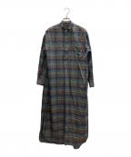 AURALEEオーラリー）の古着「SUPER LIGHT WOOL CHECK ONE-PIECE」｜ブラウン