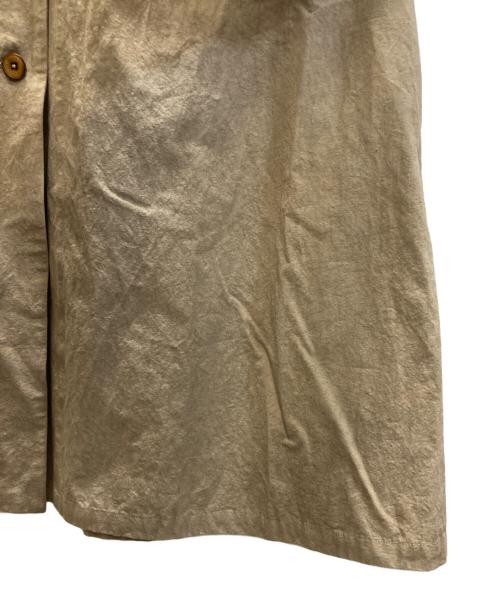 magali（マガリ）magali (マガリ) コットン リネン ウェザー トレンチ コート カーキ サイズ:FREEの古着・服飾アイテム