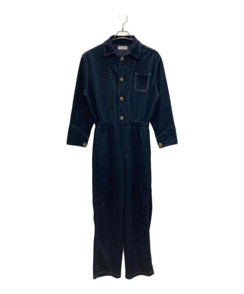 MACPHEE（マカフィー）MACPHEE (マカフィー) ブークレー ジャンプスーツ ネイビー サイズ:36の古着・服飾アイテム