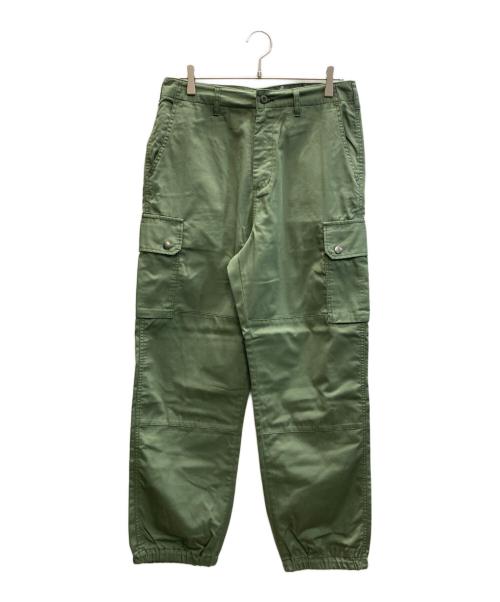 JOHNBULL（ジョンブル）Johnbull (ジョンブル) ハードワーカージャーマンカーゴパンツ グリーン サイズ:M 未使用品の古着・服飾アイテム