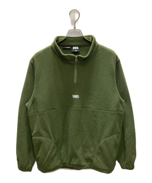 FTC（エフティーシー）FTC (エフティーシー) ハーフジップフリースジャケット カーキ サイズ:Ｌの古着・服飾アイテム