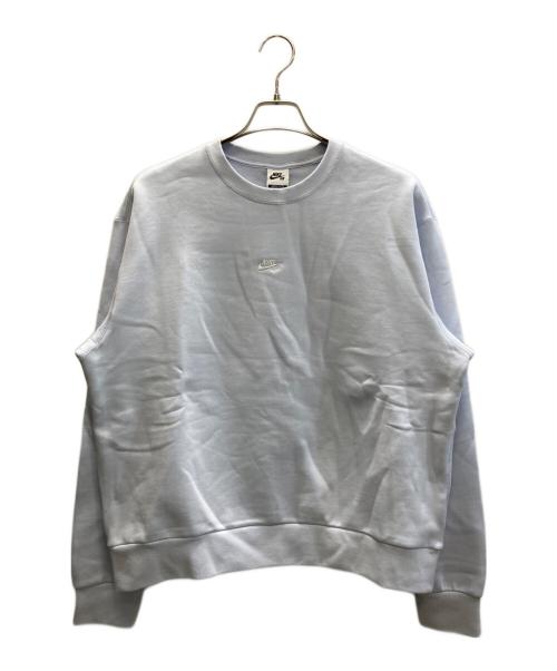 NIKE SB（ナイキエスビー）NIKE SB (ナイキエスビー) スケートボードフリースクルートレーナー ブルー サイズ:SIZE L 未使用品の古着・服飾アイテム