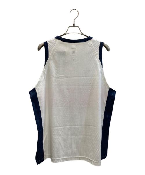 NIKE SB（ナイキエスビー）NIKE SB (ナイキエスビー) Dri-FIT ADV スリーブレス スケートボードジャージー ホワイト×ネイビー サイズ:SIZE XL 未使用品の古着・服飾アイテム