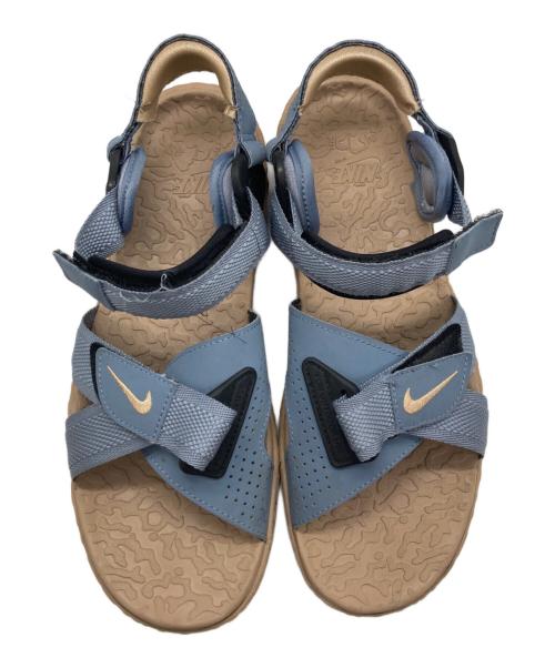 NIKE（ナイキ）NIKE (ナイキ) AIR DESCHUTZ + ブルー×ベージュ サイズ:27cmの古着・服飾アイテム