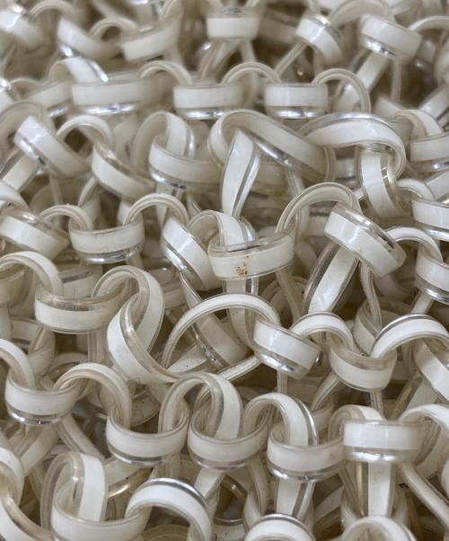 ANTEPRIMA（アンテプリマ）ANTEPRIMA (アンテプリマ) ワイヤーバッグ ベージュの古着・服飾アイテム